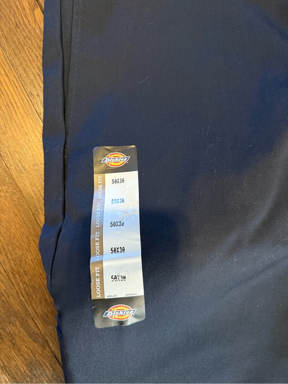 Dickies Double Knee Work Pants in Navy Blue NWT 50x30 - Picture 3 of 5